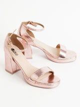 Delco Fancy Block Heel Sandals