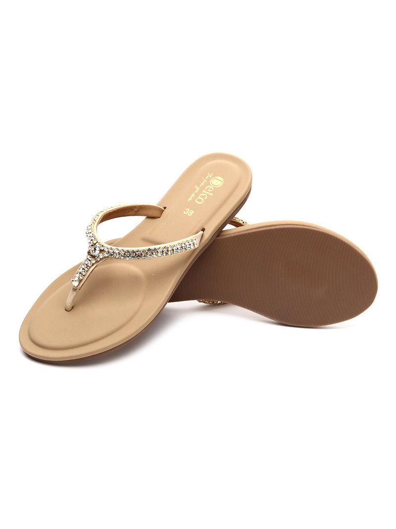 Casual Stone Flat Chappals