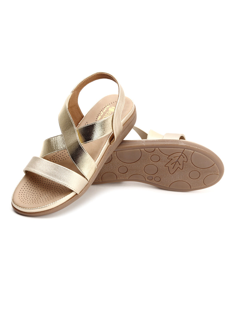 TPR Sole Flat Back-Strap Sandals