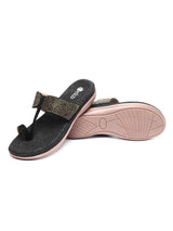 Starlight Stroll: Delco Suede Fancy Chappal