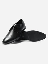 Signature Derby Leather Lace-Up Shoes