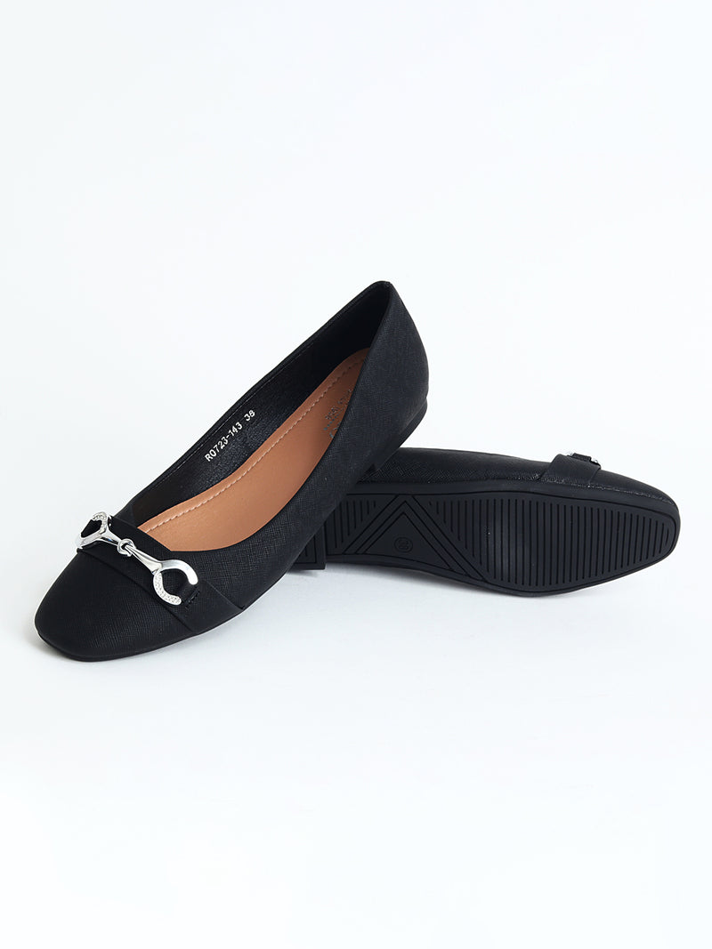 Delco Chic Pull-On Belly Flats