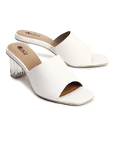 Muse of Style Block Heel Slip-Ons