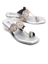 Party Perfect Block Heel Slip-On Chappals