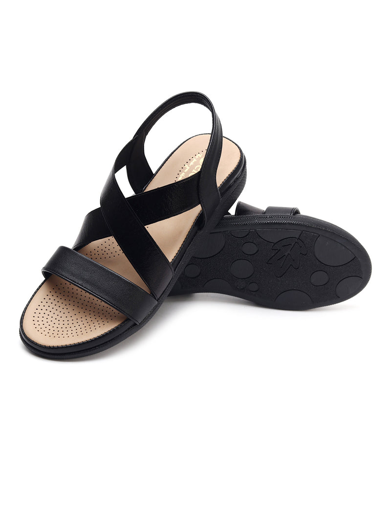 TPR Sole Flat Back-Strap Sandals