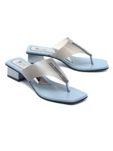 Delco Transparent Evening Wear Chappals