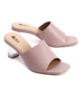 Muse of Style Block Heel Slip-Ons