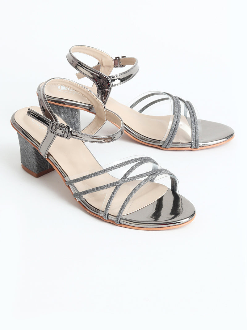 Delco Glamorous Block Heel Sandals