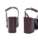 Delco Block Heel Buckle UP Sandals