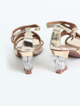 Delco GlamStride Block Heel Sandals