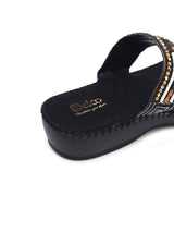 Comfort Beaded Flat Chappals