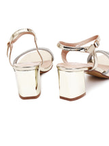 Delco Star Glow Block Heel Sandals