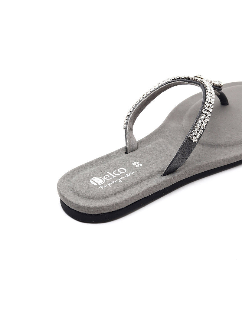 Casual Stone Flat Chappals