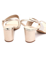 Delco Jewel Chic Block Heel Pumps