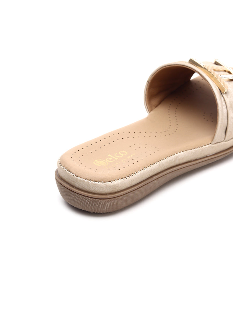 Effortless Casual Style Muse Flat Slip-Ons