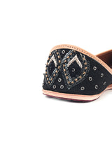 Delco Noir Beaded Jutti