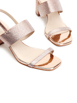 Delco Jewel Chic Block Heel Pumps