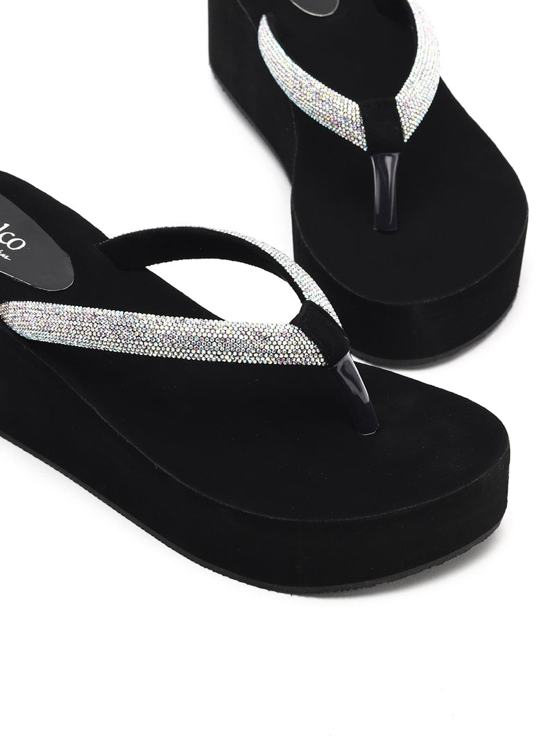 Chic Stone Platform Chappals