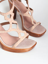 Delco Starlit Block Heel Sandals