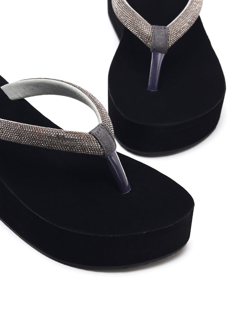 Chic Stone Platform Chappals