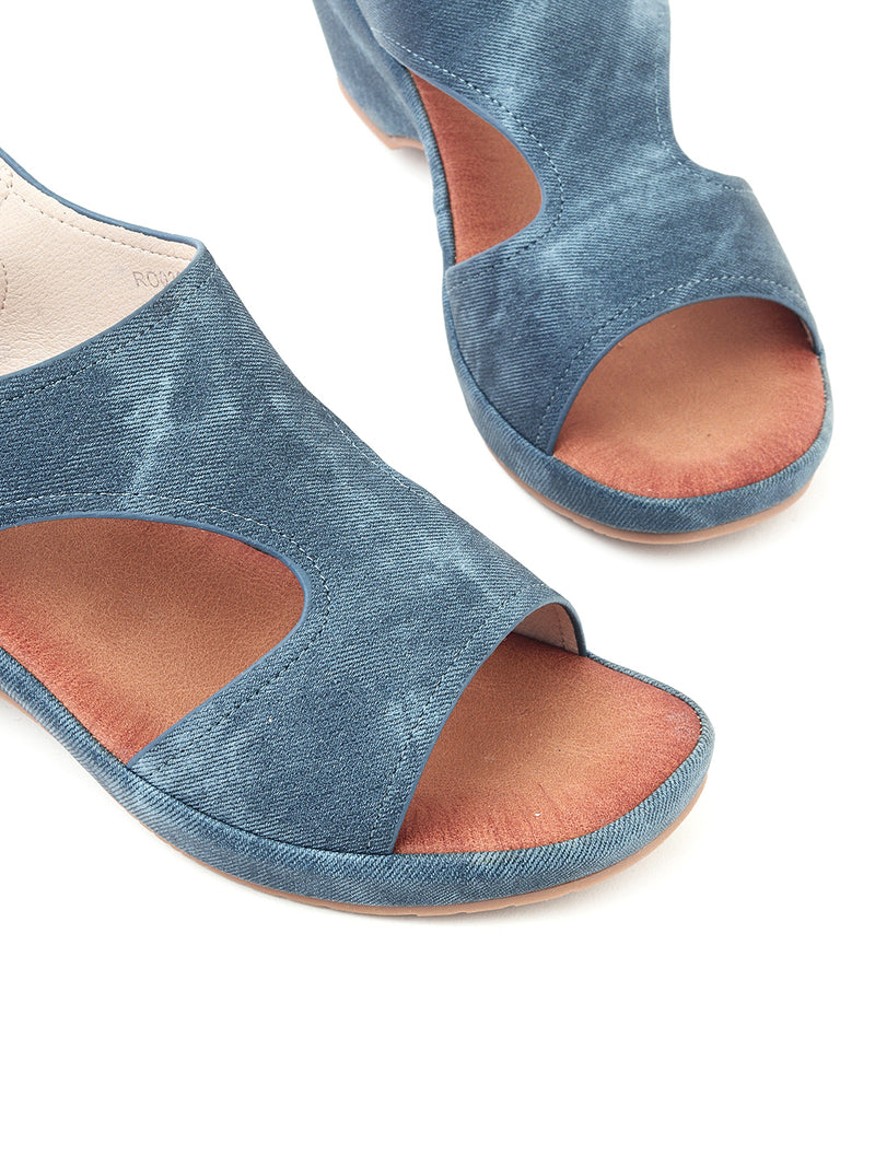 Delco Comfort Platform Sandals