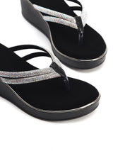 Elegant Synthetic Stone Platform Chappals