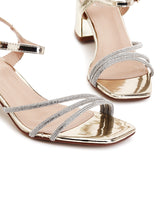 Delco Star Glow Block Heel Sandals