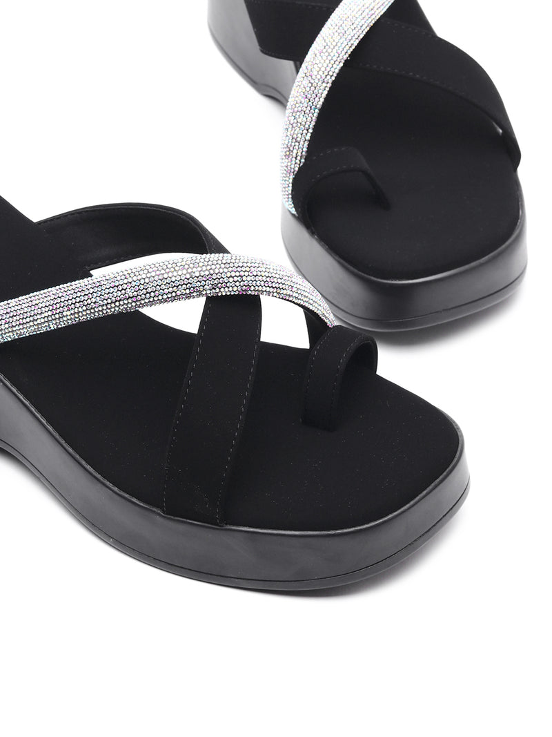 Muse of Elegance Platform Slip-Ons