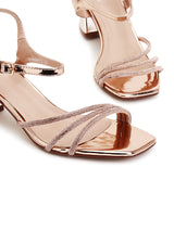 Delco Star Glow Block Heel Sandals