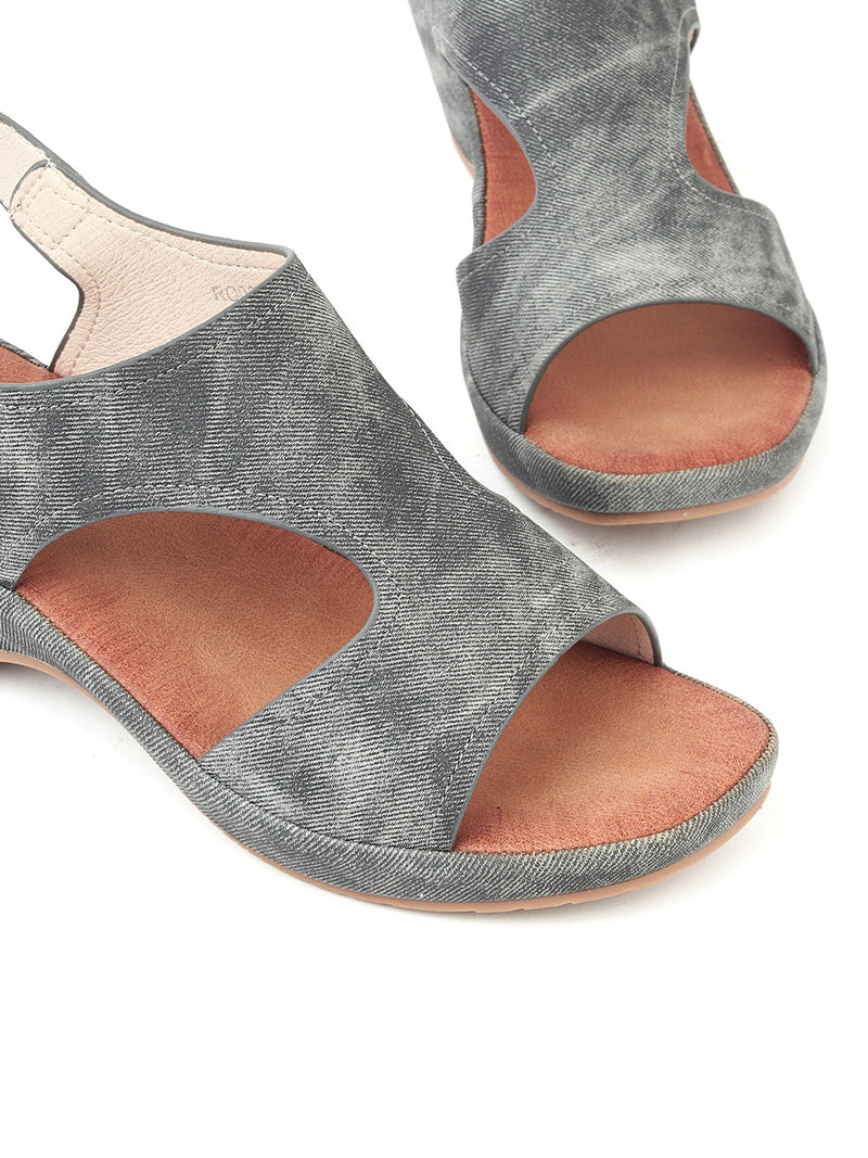 Delco Comfort Platform Sandals