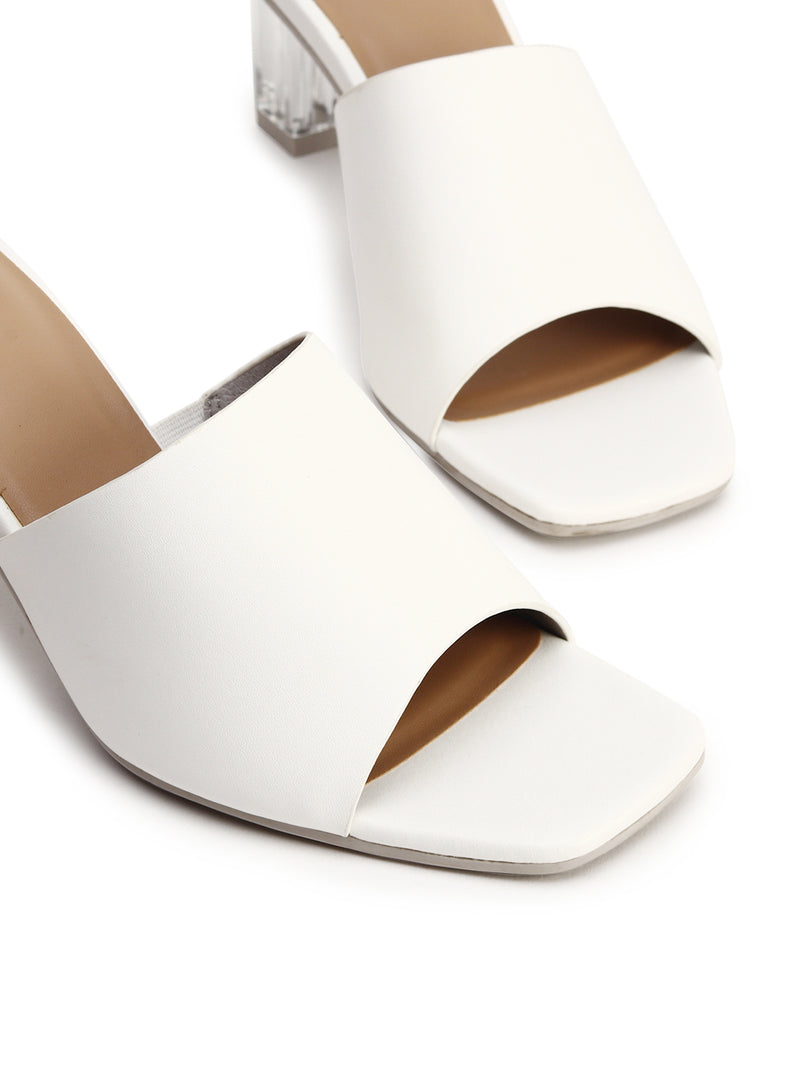 Muse of Style Block Heel Slip-Ons