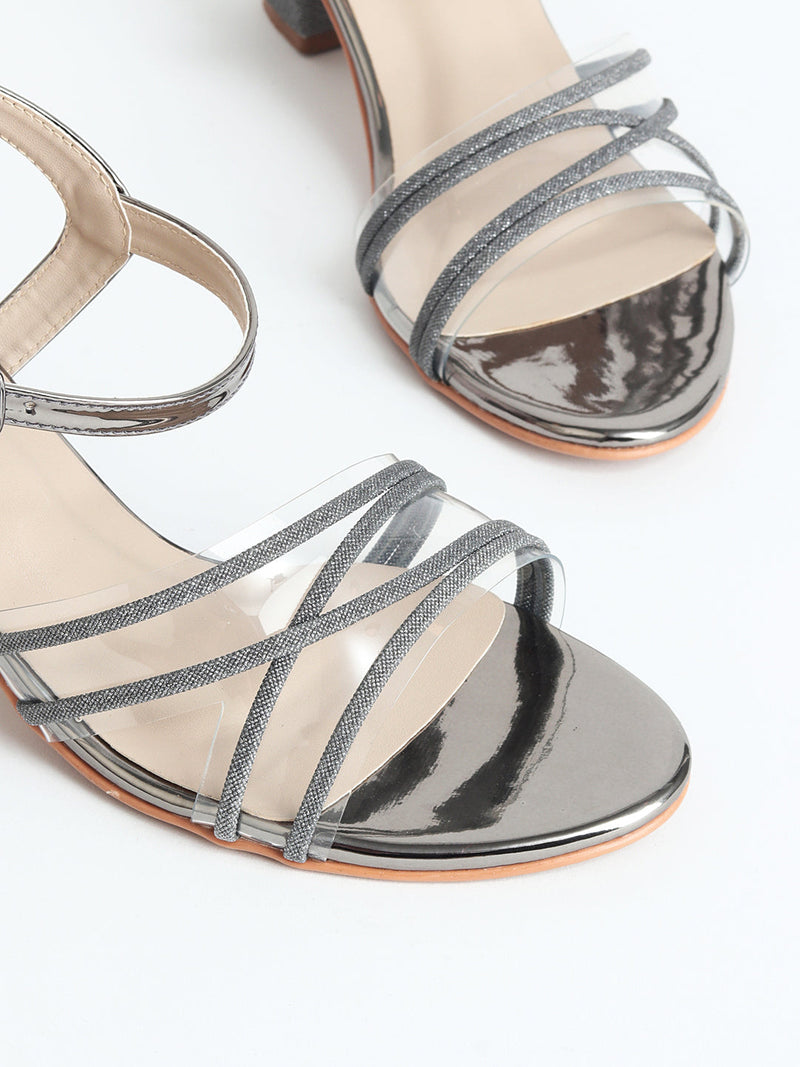 Delco Glamorous Block Heel Sandals - Main Image
