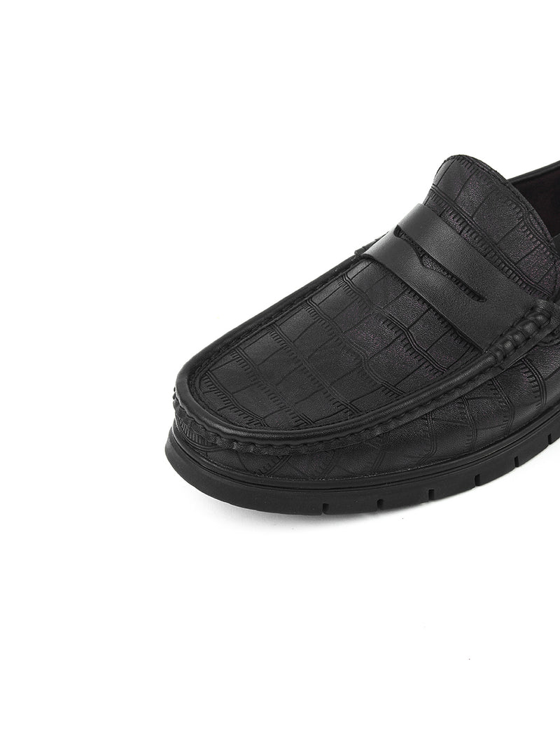 Delco Men Formal Pull on Moccasin