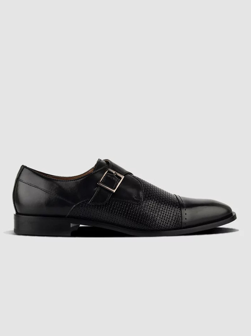 Language Mens Monk Shoes