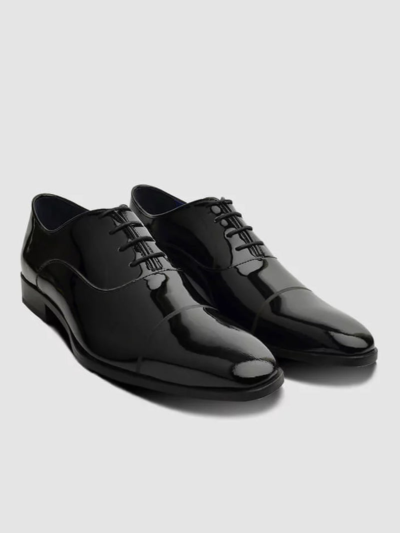 Language High shine Derby Shoes