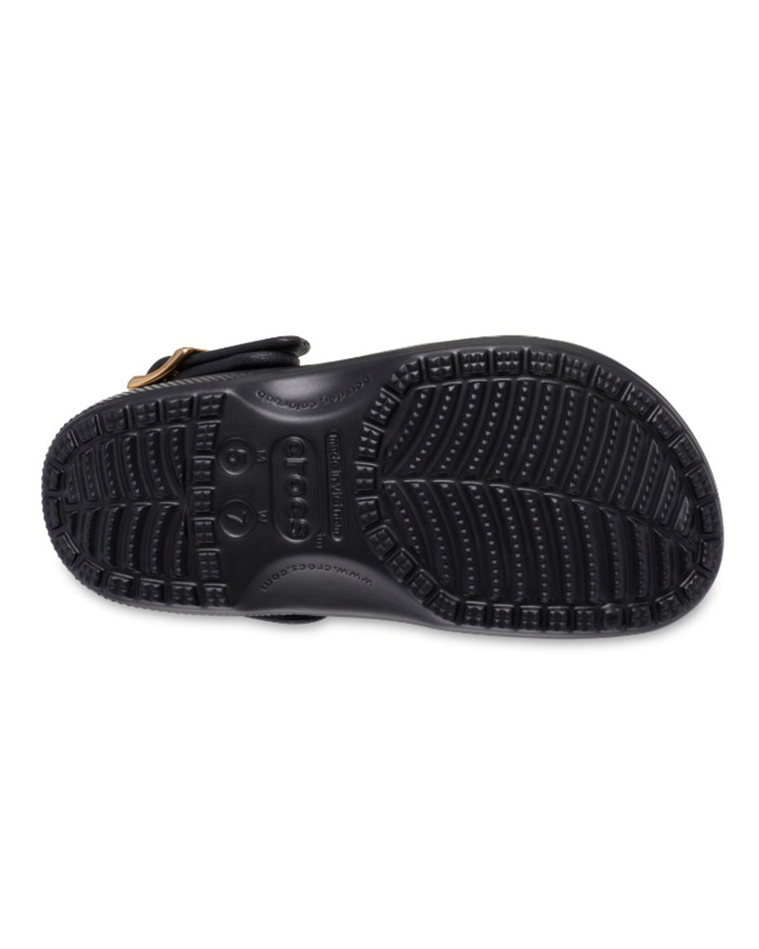  Classic Metallic Buckle Clog