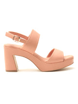 Faux leather Block heel Casual Sandal