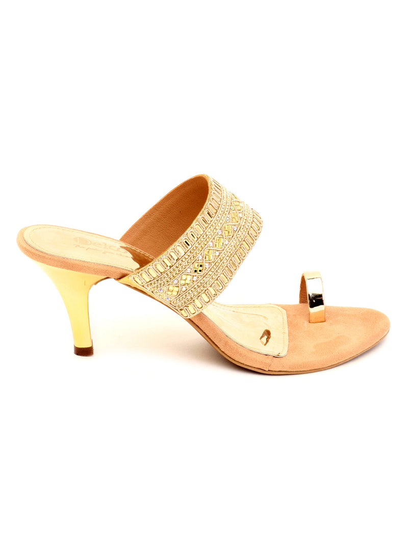 Delco Pencil Heel Fancy Chappal – DELCO SHOES