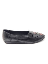 Delco Flat Heel Leather Belly