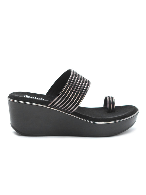 Ladies Heel Chappal #4946 - P Leathers Footwear
