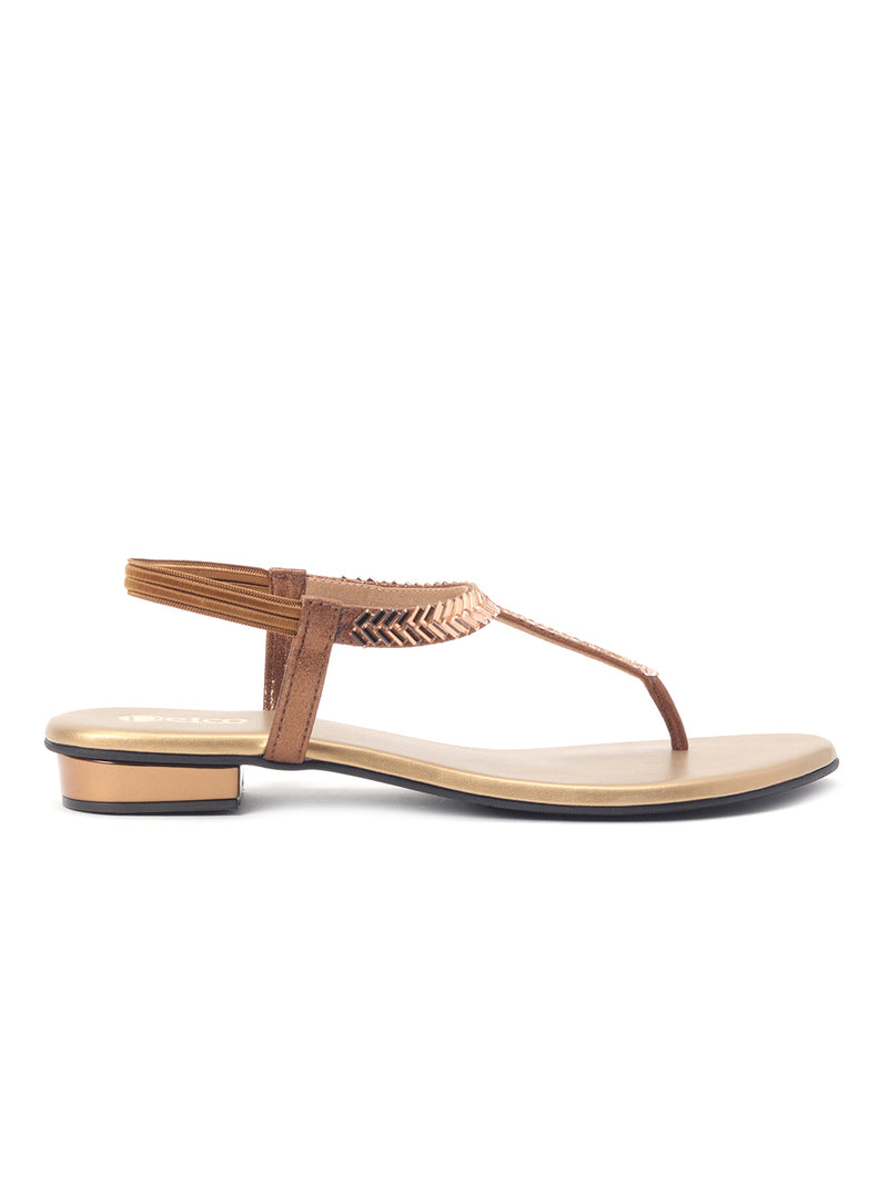 Delco Womens Synthetic Flat Sandals