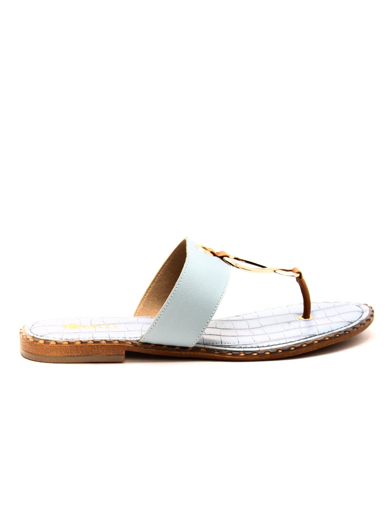 Delco PU Sole Casual Flat Slip-Ons