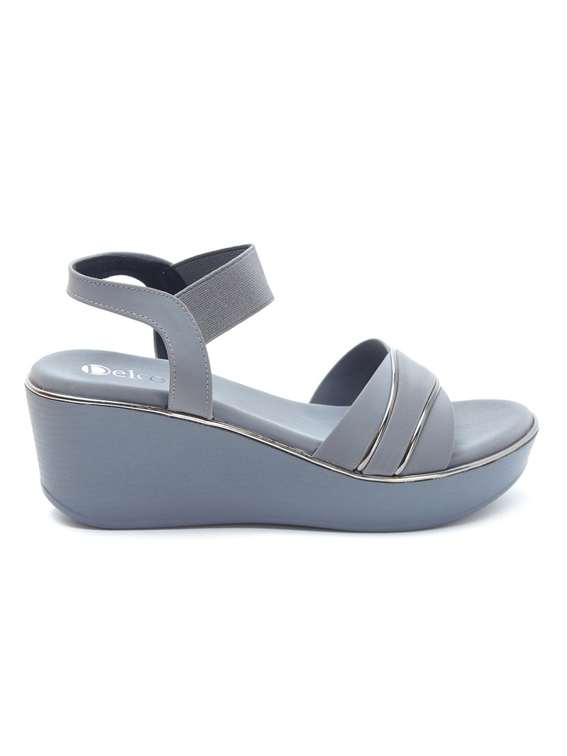 Delco Platform Heel Sandal
