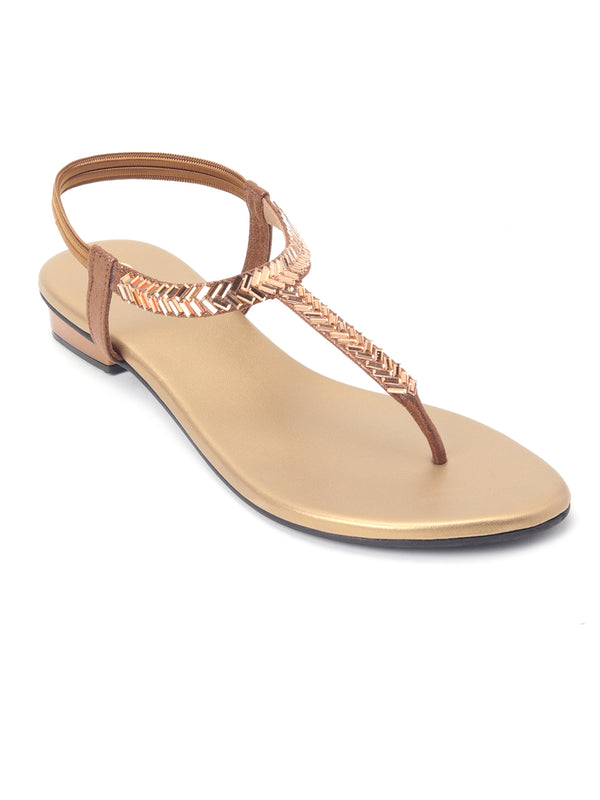 Delco Womens Synthetic Flat Sandals