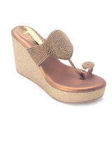 Platform Heel Party Wear Chappals