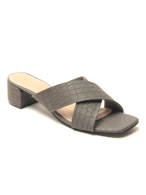 Delco Classic Block heel casual Slip on