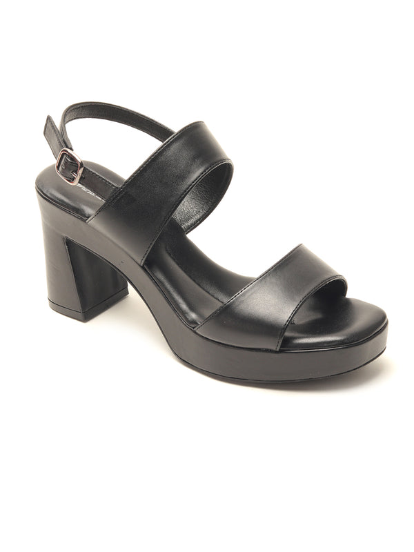 Faux leather Block heel Casual Sandal