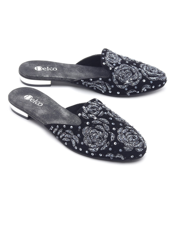 Delco Embroidered Party Wear Slip ons