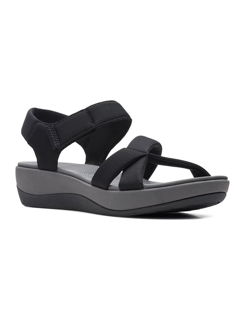 Clarks Women's Breeze Sea Thong Sandals - Black | Marks
