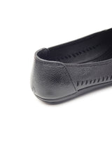 Delco Flat Heel Leather Belly